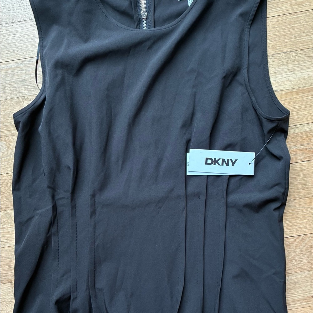 DKNY Elegant Black Tank Top